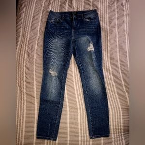 D.JEANS distressed skinny jeans  EUC size 8